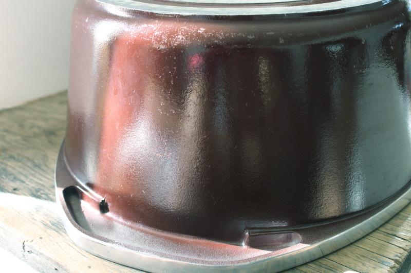 photo of vintage Club aluminum oval roaster w/ lid, BIG 10 qt roasting pan for a turkey #9