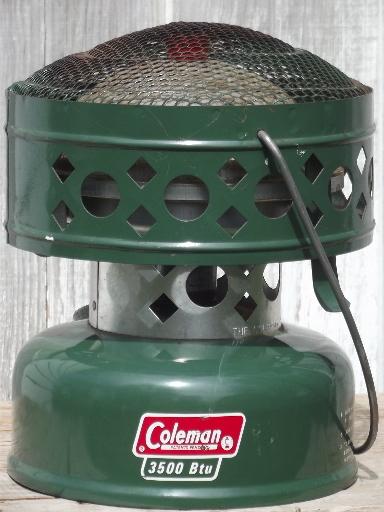 photo of vintage Coleman catalytic camping heater, 3500 btu model 512a #1