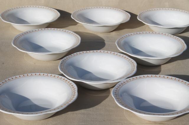 photo of vintage Corning Pyroceram heat proof restaurant quality heavy weight soup bowls #5