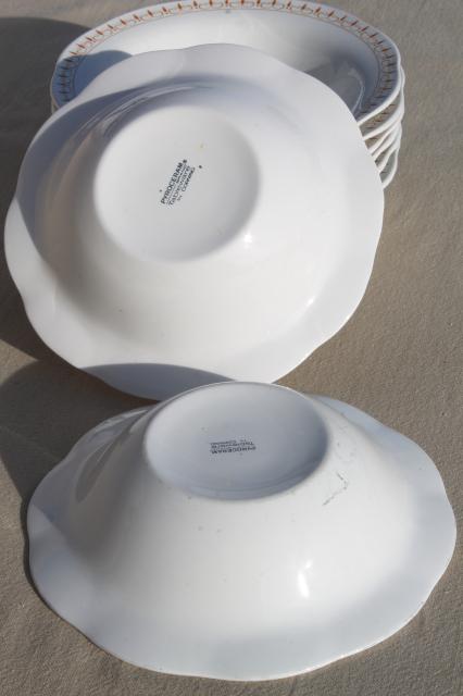 photo of vintage Corning Pyroceram heat proof restaurant quality heavy weight soup bowls #6