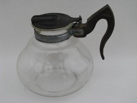 photo of vintage Cory vacuum coffee brewer pot w/ filter rod #6