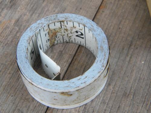 photo of vintage Craftsman 3/4'' tape measure replacement part #3951 rule blade #2