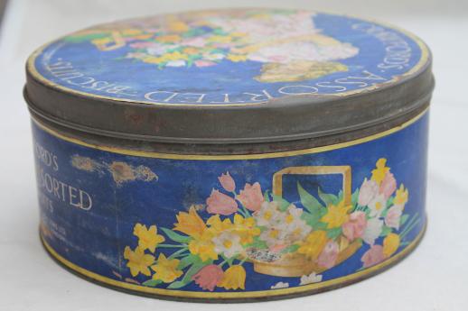 photo of vintage Crawfords biscuits English biscuit tin, Crawford's tin made in England #3