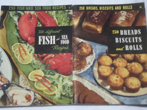 photo of vintage Culinary Arts cookbooks, retro style food recipes, very kitschy! #3