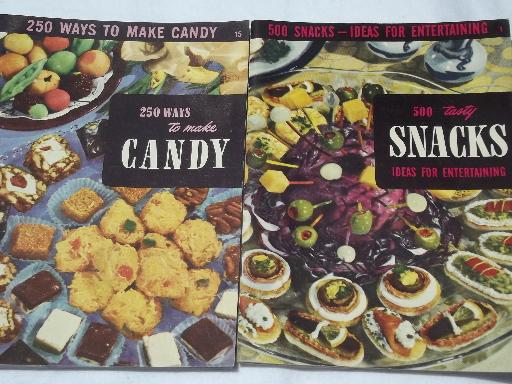 photo of vintage Culinary Arts cookbooks, retro style food recipes, very kitschy! #5