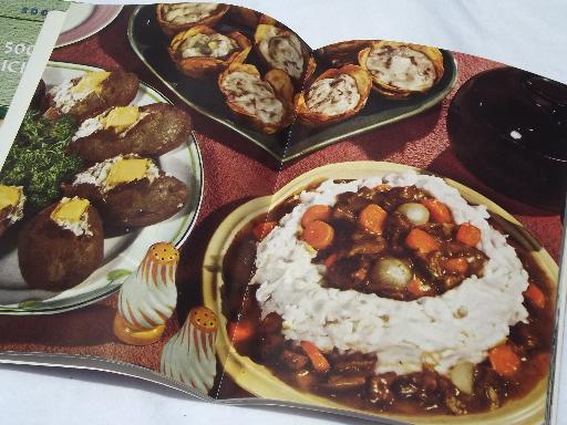 photo of vintage Culinary Arts cookbooks, retro style food recipes, very kitschy! #8