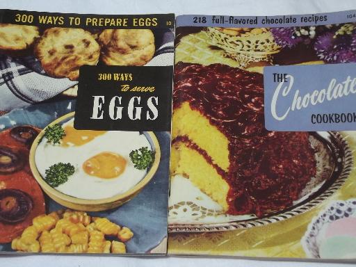 photo of vintage Culinary Arts cookbooks, retro style food recipes, very kitschy! #9