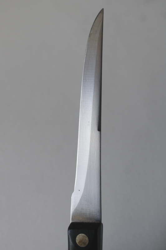 photo of vintage Cutco paring knife design patent number 3122774 black handle  #7