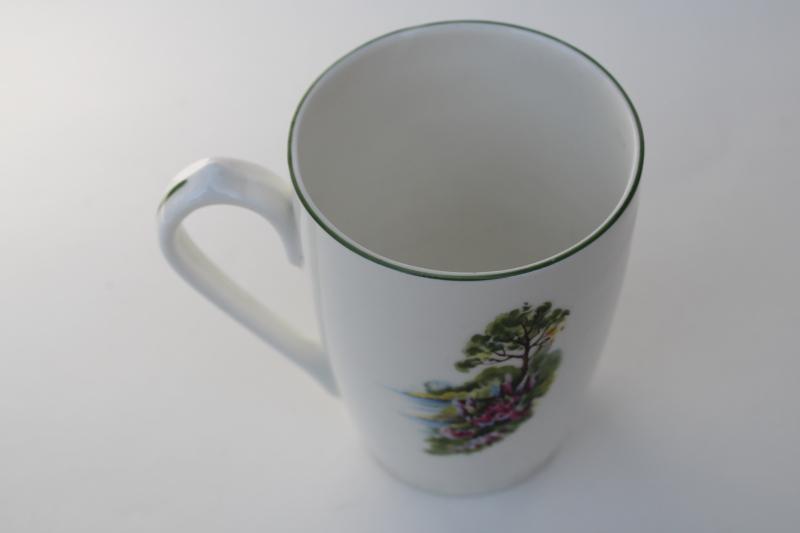 photo of vintage Deer woodland animals Rosewood English fine bone china tea mug coffee cup #5