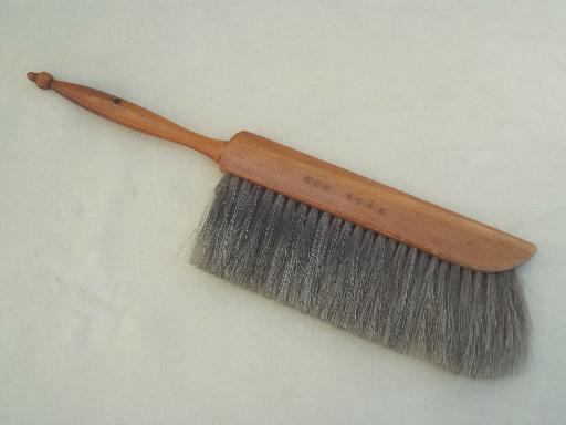 photo of vintage Dietzgen natural bristle brush,  draftsman drafting table drawing brush #2