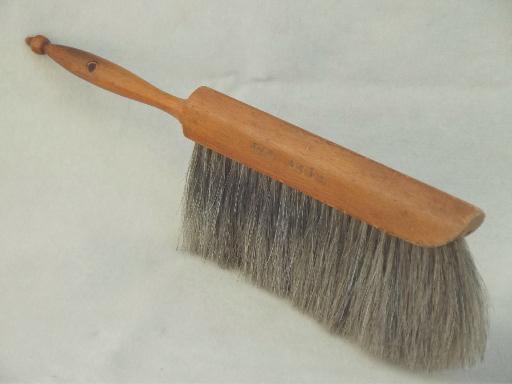 photo of vintage Dietzgen natural bristle brush,  draftsman drafting table drawing brush #4