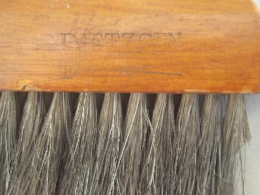 photo of vintage Dietzgen natural bristle brush,  draftsman drafting table drawing brush #5