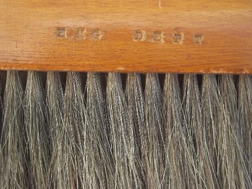 photo of vintage Dietzgen natural bristle brush,  draftsman drafting table drawing brush #7