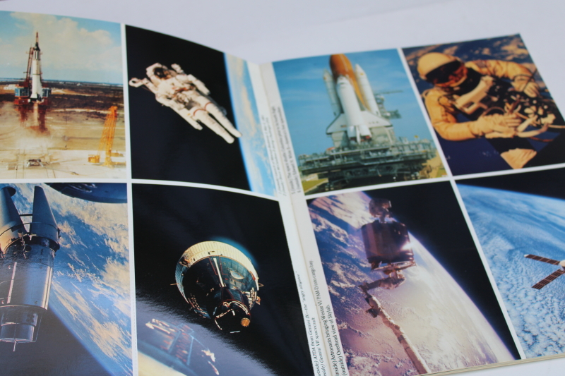 photo of vintage Dover book, Space Exploration NASA archive photos blank postcards lunar landing & rockets #2