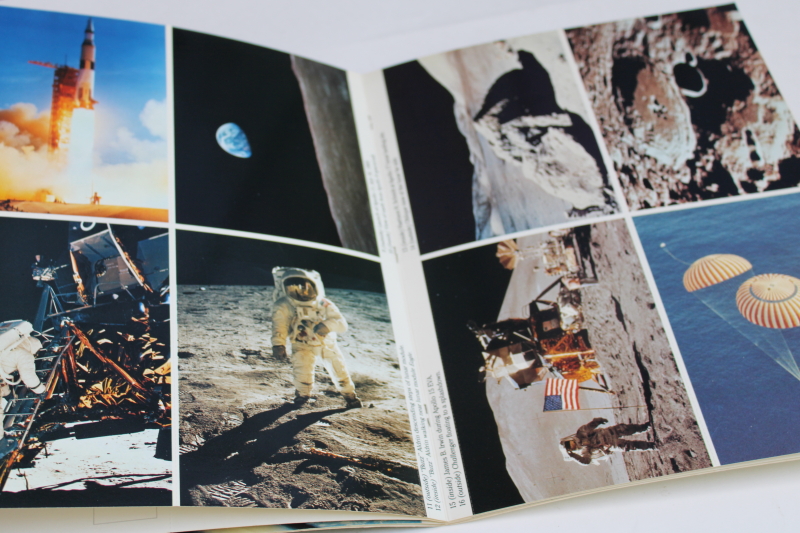 photo of vintage Dover book, Space Exploration NASA archive photos blank postcards lunar landing & rockets #4