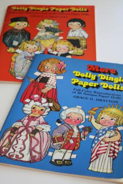 vintage Dover reproduction Dolly Dingle Grace Drayton antique paper dolls books