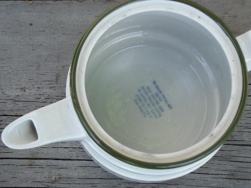 photo of vintage Drip-o-Lator coffee maker, filter basket and ironstone china pot #5