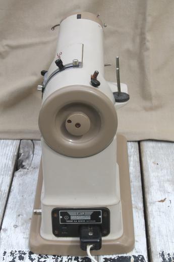 photo of vintage Elna Supermatic sewing machine,  Tavaro mechanical cam sewing machine Switzerland #3