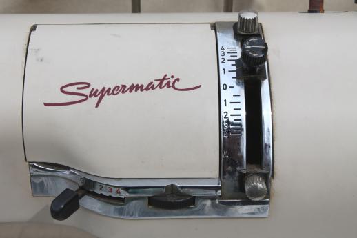 photo of vintage Elna Supermatic sewing machine,  Tavaro mechanical cam sewing machine Switzerland #14