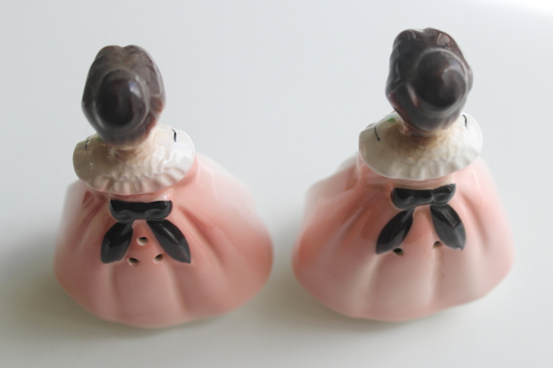 photo of vintage Enesco prayer lady salt & pepper shakers Daily Bread and We Give You Thanks  #5