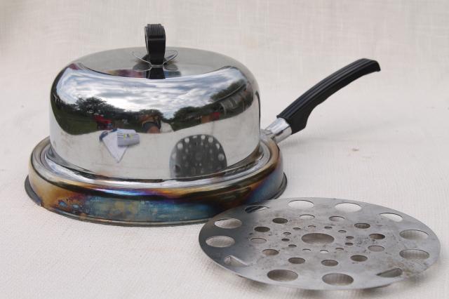 photo of vintage Everedy tater baker stove top oven for baking potatoes or warming leftovers #4