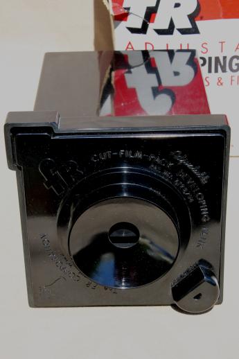 photo of vintage FR DT 500 film developing tank, adjustable  bakelite developing tank for cut film & film pack #3