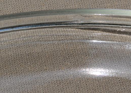 photo of vintage Fire King oven proof kitchen glass oval casserole w/ gold wheat #6