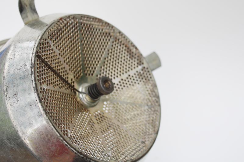 photo of vintage Foley food mill, classic hand crank strainer for applesauce or tomato puree #4