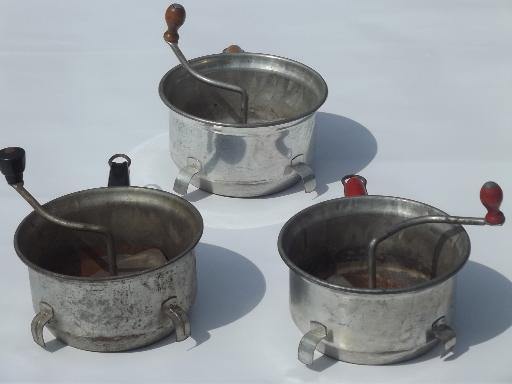 photo of vintage Foley food mill lot hand crank strainers for fruit & canning veg #3