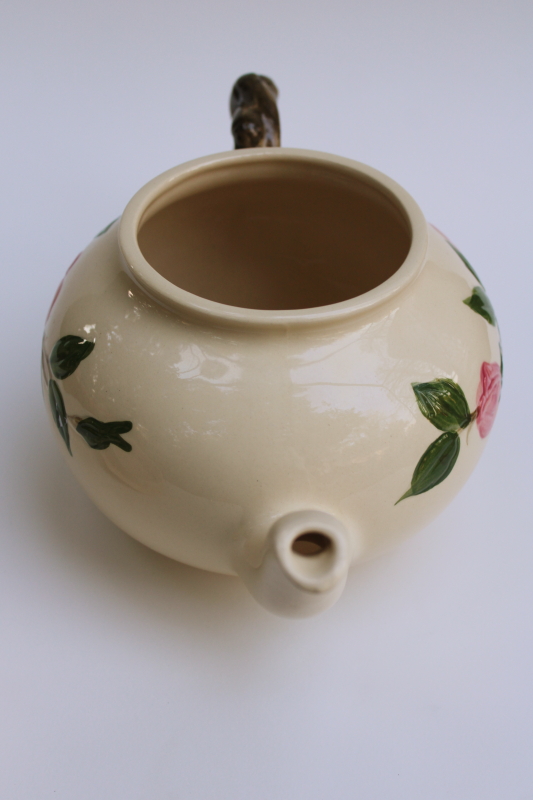 photo of vintage Franciscan Desert Rose 6 cup tea pot never used excellent condition  #4