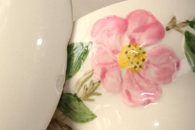 photo of vintage Franciscan Desert Rose oversized cup and saucer, teacup or coffee cup #7