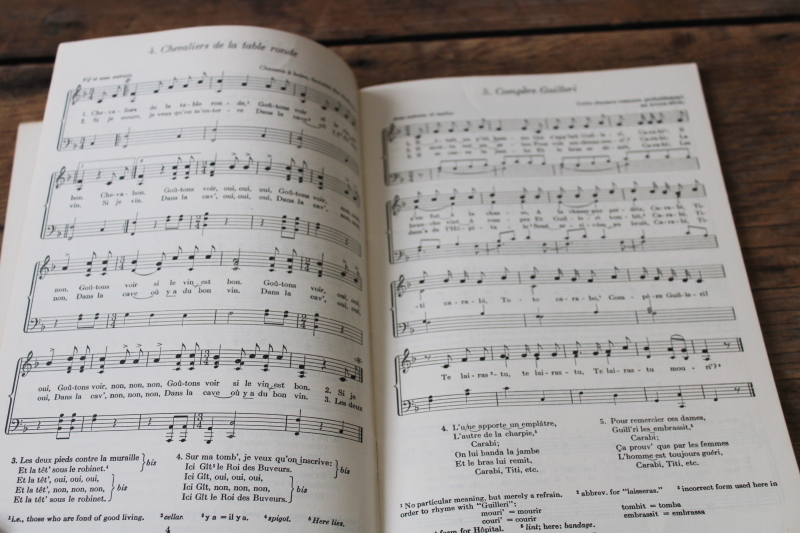 photo of vintage French songs music book Chansons de France dated 1941  #4