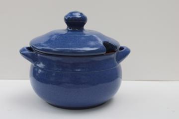 catalog photo of vintage Friesland Ammerland blue Ceracron pottery tureen or covered casserole