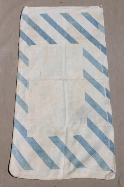 photo of vintage Ful-O-Pep chicken mash feed sack bag, old cotton feedsack w/ rooster #3