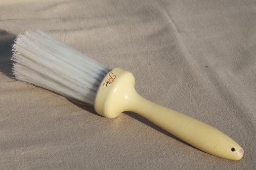 photo of vintage Fuller Brush barber's brush, barber shop collectible long bristle duster brush #1