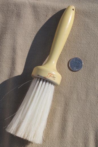 photo of vintage Fuller Brush barber's brush, barber shop collectible long bristle duster brush #2