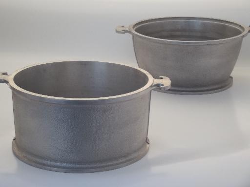 photo of vintage Guardian Service dutch oven & pot, Guardian Ware aluminum cookware  #1