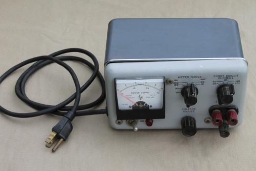 photo of vintage HP 721A power supply, 10 to 30 volts DC adjustable power supply #1