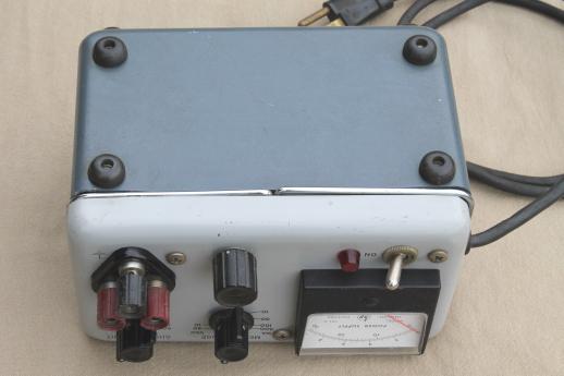 photo of vintage HP 721A power supply, 10 to 30 volts DC adjustable power supply #5