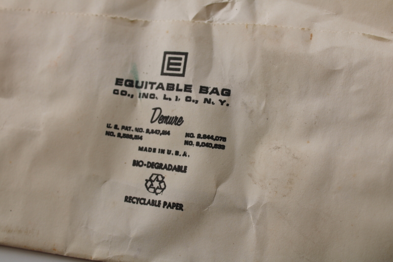 photo of vintage Halloween Brach's Trick or Treats paper treat bag, black cat & jack o lantern print #4