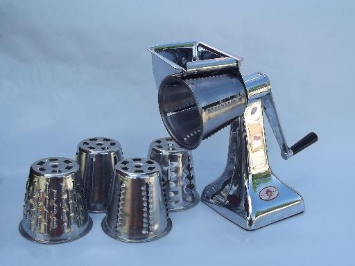 photo of vintage Health Craft hand crank salad master slicer/shredder/grater #1