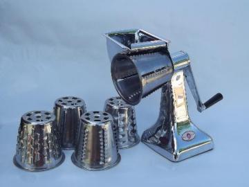 catalog photo of vintage Health Craft hand crank salad master slicer/shredder/grater