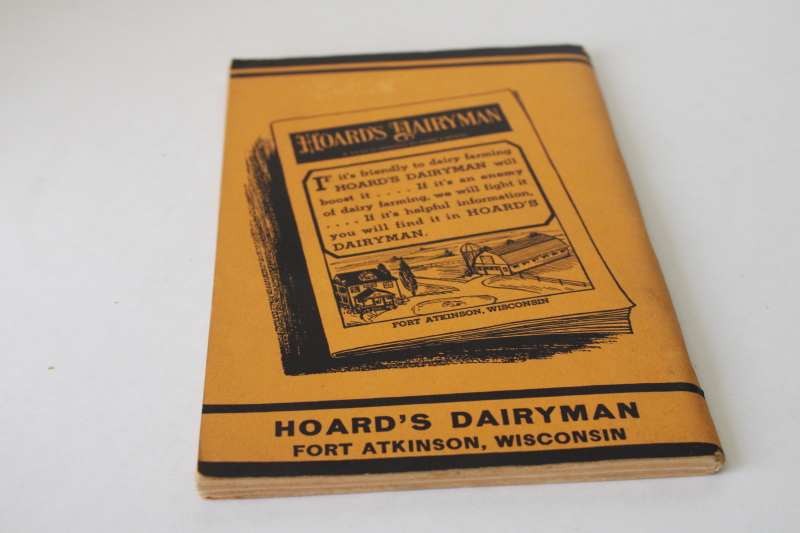 photo of vintage Hoard's Dairyman book, How to Treat Common Ailments of Farm Animals, farmer's guide  #4