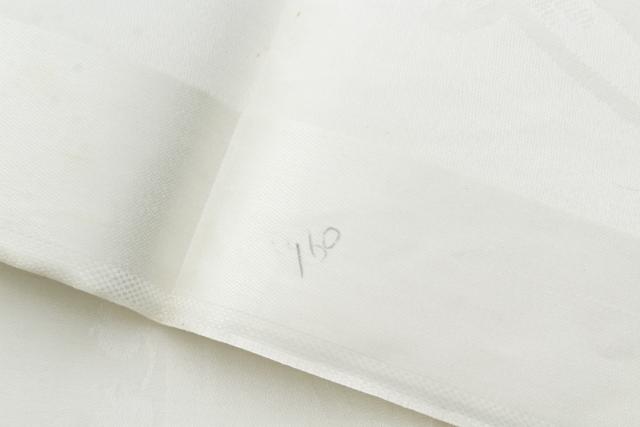 photo of vintage Irish linen damask banquet tablecloth & napkins w/ original Ireland labels #13