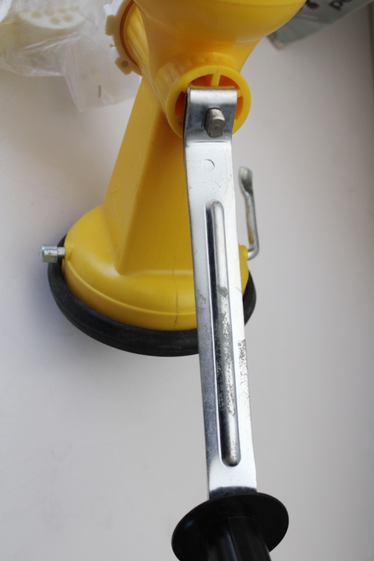 photo of vintage Italy hand crank pasta maker Rullinet Torchio interchangable extruder dies  #4