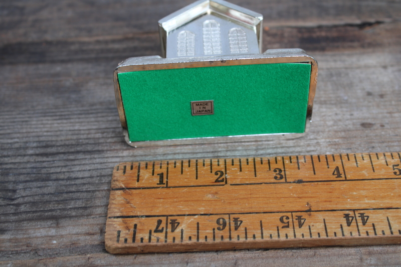 photo of vintage Japan Rogers silver plate novelties lot, Christmas candle holders, trinket box, snails, ducks  #4