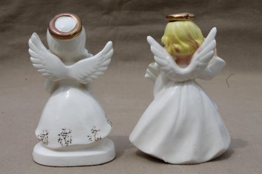 photo of vintage Japan ceramic little girl angels, birth month February birthday girls #6