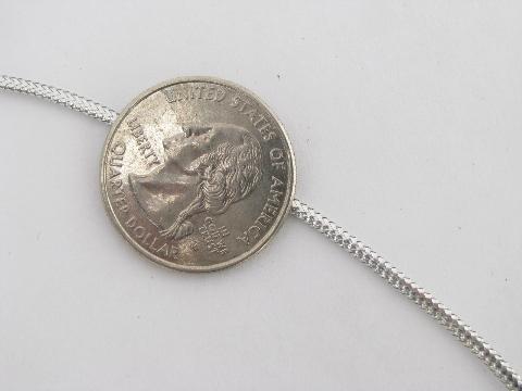 photo of vintage Japan metallic silver braid, big roll of cord for crafts or decorations #3