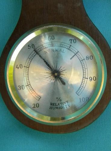 photo of vintage Jason barometer for weather forecasting, mid century Japan #4