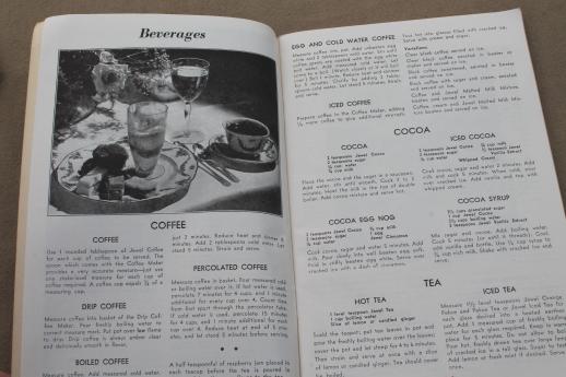 photo of vintage Jewel Tea cook book, Mary Dunbar's Favorite Recipes 30s Jewel T advertising #3